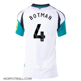 Billige Fotballdrakt Newcastle United Sven Botman #4 Replika Bortedrakt Dame 2024-25 Kortermet